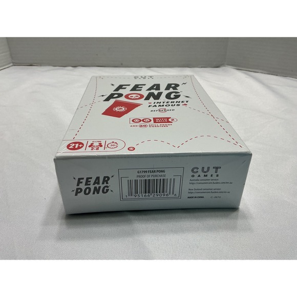 Fear Pong Internet Famous Refreshed Adult Party Game Cut Games Hasbro G1799 NEW - Picture 3 of 4